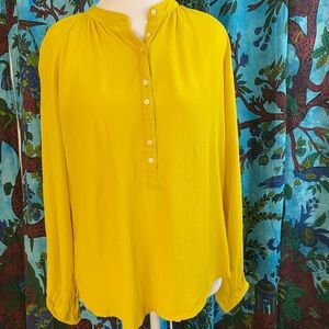 J. Crew Bright Yellow Blouse